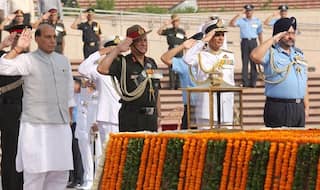 Rajnath Singh Visits National War Memorial Ahead of Taking Charge as Defence Minister