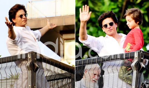 Watch: Shah Rukh Khan Opens His Arms For Fans on Eid