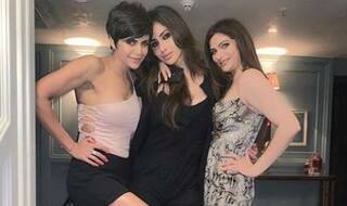 Mouni Enjoys Saturday With Her Lovely Ladies Mandira Bedi-Sohanna Sinha