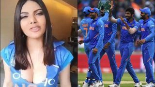 Sherlyn Chopra Wishes Virat Kohli And Co During ICC Cricket World Cup 2019 Semi-Final 1 Between India-New Zealand in Most Warm Fashion | WATCH VIDEO