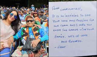 'King For A Reason'! Internet All Hearts Over Kohli's Special Gesture Towards 87-Year-Old Charulata Ji | PIC