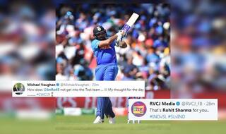 'Hail The Hitman' | Rohit Slams Record-Breaking Ton to Pip Sangakkara, Equals Tendulkar's Major Record in WC History