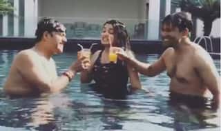 Watch: Bhojpuri Hottie Amrapali Dubey Beats The Heat in Black Swimwear Along With Ravi Dubey And Nirahua
