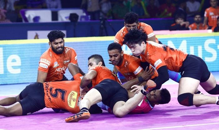 Pro Kabaddi 2018: U Mumba records victory of 41-20 over Telugu