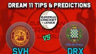 Dream11 Team SVH vs DRX European Cricket League-T10 - Cricket Prediction Tips For Today's Group A ECL-T10 Match Svanholm Cricket Club vs Dreux Cricket Club at La Manga Club
