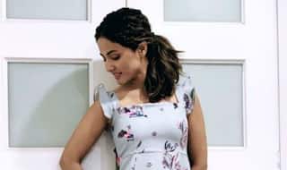 Hina Khan Dolls up in Pastel Blue Floral Dress And we Can't Stop Gushing Over Her