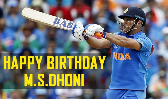 Image result for ms dhoni birthday