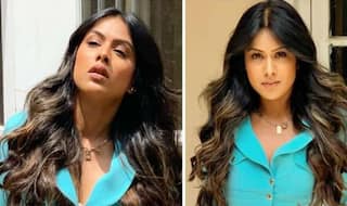 Television Hottie Nia Sharma Glams it up in Neon Blue Dress And Nude Makeup, Pictures Will Make You Gush Over Her