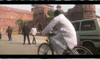 सलमान खान ने लाल किले के सामने चलाई साइकिल, लोगों को दिए ये सुझाव