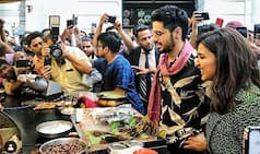 Parineeti Chopra And Sidharth Malhotra Try Fire Paan in Delhi