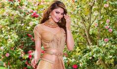 Urvashi Rautela Looks Like a Princess in Pink And Golden Lehenga as She Dons Bride Avatar