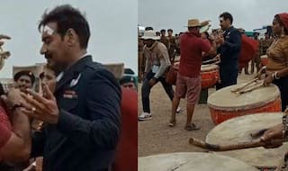 Ajay Devgn's First Look From Bhuj: The Pride of India Leaked, Actor Keeps Moustache as Squadron Leader Vijay Karnik