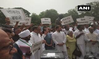 'Stop Bulldozing State Govts,' Opposition Leaders Protest Against BJP in Parliament
