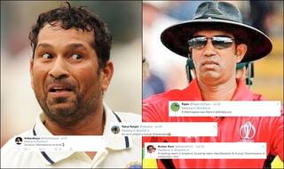 As Tendulkar Shares Bizarre Video, Fans Troll World Cup Final Umpire Dharmasena | WATCH