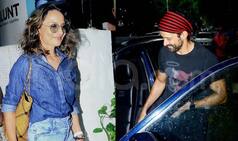 Farhan Akhtar Visits ex-wife Adhuna Bhabani at Her Hair Studio - Pictures go Viral