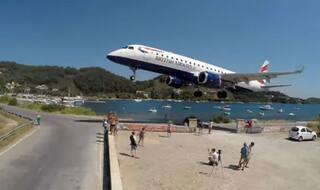 Viral Video: Airplane Lands Just a Few Feet Away From Tourist