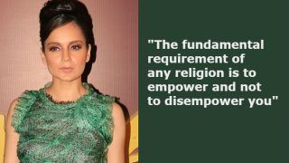 Kangana Ranaut Speaks on Zaira Wasim Issue, Makes a Powerful Statement
