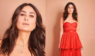 Kareena Kapoor Khan Looks Ultra-Glamorous in Red Hot Tube Dress, Check Pictures
