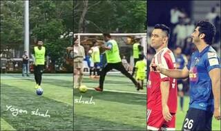 Bend it Like Dhoni! MSD Flaunts His Soccer Skills Before Joining Battalion | WATCH