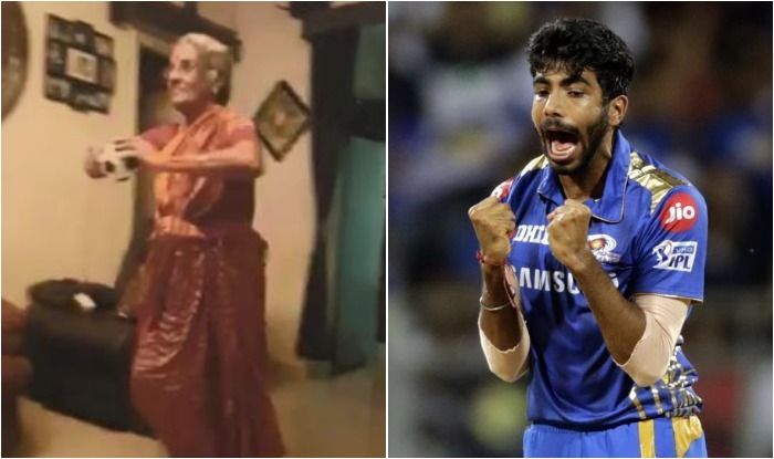 Jasprit Bumrah Old Lady Icc Cricket World Cup 2019 Bumrah Old Lady Old Lady Imitates Bumrah Bowling Action Bumrah Bowling Action Cricket News Team India Jasprit Bumrah World Cup Old Lady Emulates Bumrah