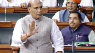 As Rajnath Singh Counters Oppn Over Donald Trump's Kashmir Remark, Congress Walks Out of Lok Sabha