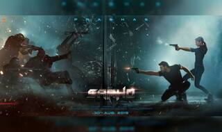 Saaho New Action Poster: Shraddha Kapoor, Prabhas All Set to Fight in All Black Look