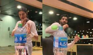 Bottle Cap Challenge: Sushmita Sen, Boyfriend Rohman Shawl And Daughters Kick The Bottle's Cap