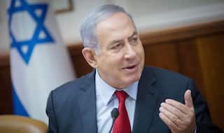 रॉकेट दागने की आवाज सुनने के बाद नेतन्याहू ने रैली बीच में ही छोड़ी