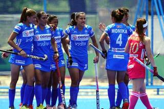 Indian Women's Hockey Team Defeat Japan 2-1 to Win Olympic Test Event