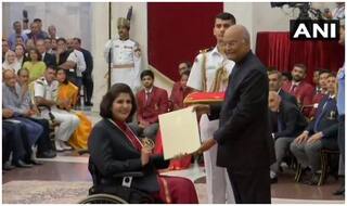 'खेल रत्न' हासिल करने वाली पहली भारतीय पैरा एथलीट बनीं दीपा मलिक, राष्ट्रपति ने दिया पुरस्कार