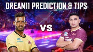 Dream11 Team HYD vs UP Pro Kabaddi League 2019 - Kabaddi Prediction Tips For Today's PKL Match 21 Telugu Titans vs U.P. Yoddha at Dome@NSCI SVP Stadium in Mumbai