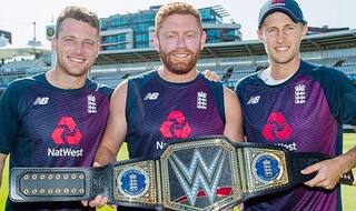 World Cup Champions England Receive Customised WWE Championship Belt