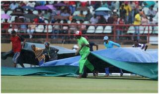 IND vs WI 1st ODI HIGHLIGHTS: Match Abandoned Due to Persistent Rain in Guyana