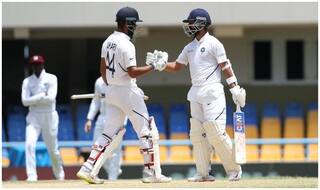 INDvsWI: अजिंक्य रहाणे शतक के करीब, विहारी ने जमाया अर्धशतक, भारत की बढ़त 362 रन