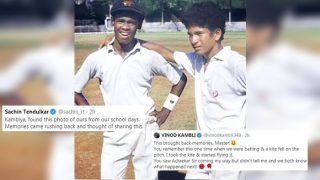 Sachin Tendulkar-Vinod Kambli Twitter Exchange Over Throwback Childhood Moment is Giving Friendship Goals | SEE POSTS