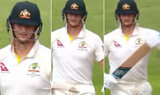 WATCH: Smith Gives Mouthful to Aleem Dar Before DRS Saves Him