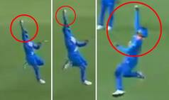 Flying Kohli! Virat Takes a One-Handed Blinder to Send Evin Lewis Packing  | WATCH