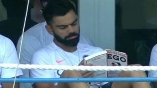 Virat Kohli's Latest Dressing Room Fixation Sends Twitter Into Frenzy, Fans Troll Skipper's Choice of Reading 'Detox Your Ego' Book During 1st Test Between India vs West Indies
