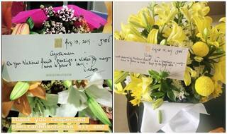 Amitabh Bachchan, Jaya Send Flowers And Notes to National Awardees Vicky Kaushal, Ayushmann Khurana