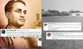National Sports Day: कुछ इस तरीके से याद किया इन दिग्गजों ने खेल के "जादूगर" ध्यानचंद को