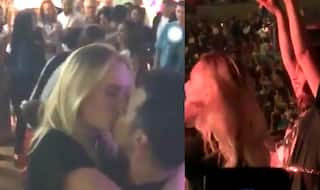 Sophie Turner-Joe Jonas Share a Passionate Kiss After Jonas Brothers' Happiness Concert in Miami - Viral Video