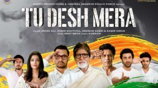 Tu Desh Mera: Amitabh Bachchan, Shah Rukh Khan, Aishwarya Rai Bachchan, Aamir Khan, Tiger Shroff, Kartik Aaryan, Ranbir Kapoor Pay Song Tribute to Pulwama Martyrs