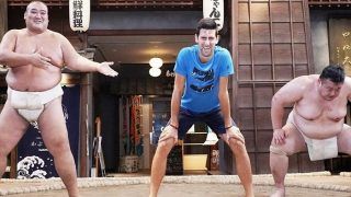 Novak Djokovic Wrestles With Sumo Professionals | WATCH VIDEO