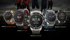 Garmin MARQ super-premium wearables launched in India; starts from Rs 1,41,990