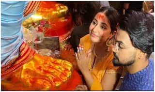 हिना खान बॉयफ्रेंड संग पहुंचीं लालबाग के राजा के दरबार, गणपति बप्पा का लिया आशीर्वाद, देखें तस्वीरें