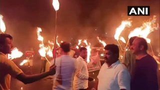 Karnataka: Congress-JD(S) Supporters Protest Against Arrest of DK Shivakumar