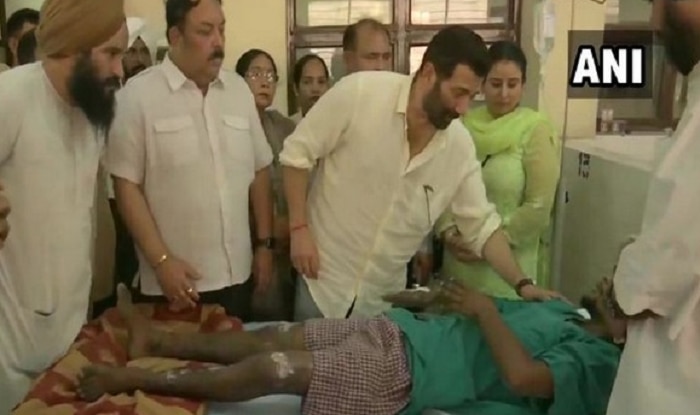 Firecrackers Factory Blast: Gurdaspur MP Sunny Deol Visits Injured People at Hospital