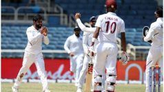 INDvsWI Second Test: वेस्टइंडीज के 5 विकेट पर 159 रन, भारत क्लीनस्वीप के करीब