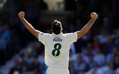 Ashes 2019: मिशेल मार्श के पंच से 294 रन पर सिमटी इंग्लैंड की पहली पारी
