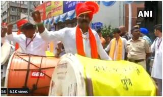 Maha jail Inmates' Troupe Plays Drums at Pune Ganpati Mandal- Watch